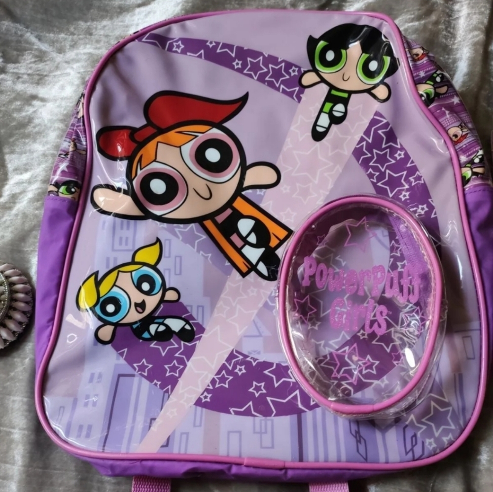 Powerpuff Girls Backpack 🎒 Vintage y2k & Ultra Rare 💜